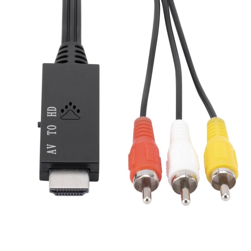 Convertidor compatible con a HDMI, 720p/1080p, compatible con NTSC3.58 NTSC4.43 SECAM