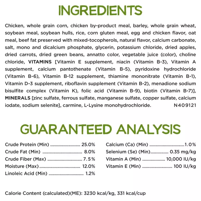 Purina 성인용 건강한 무게추, 고단백질 농장 키운 닭, 36 lb 가방