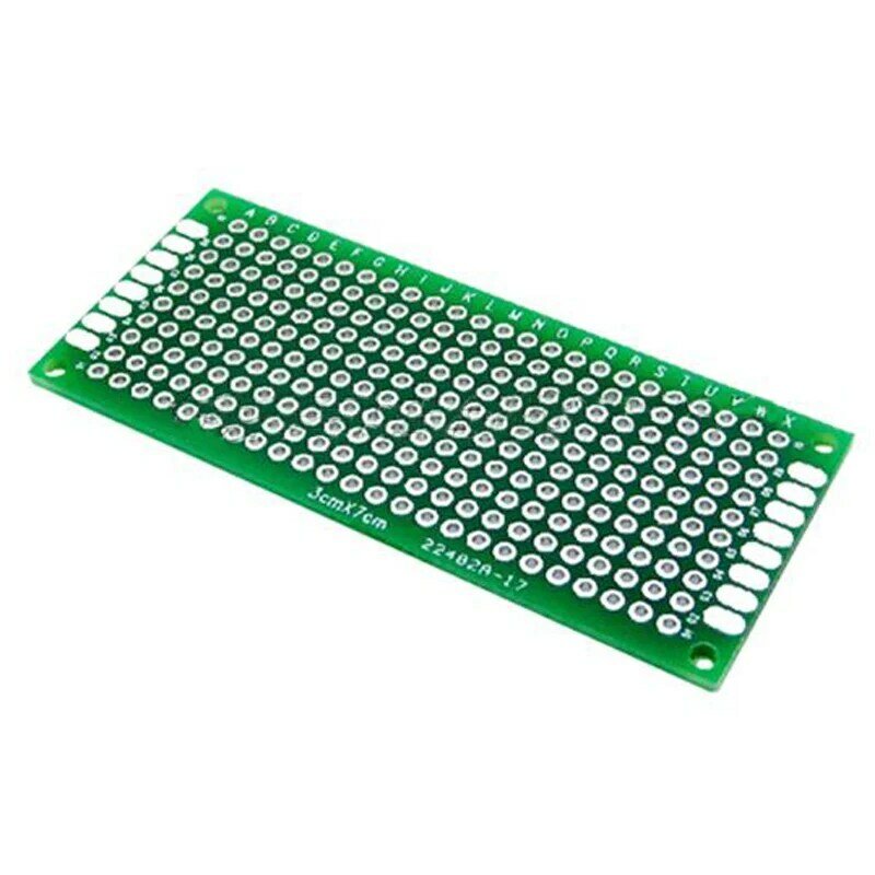 PCBマザーボード,2面,3x7cm,緑,10個