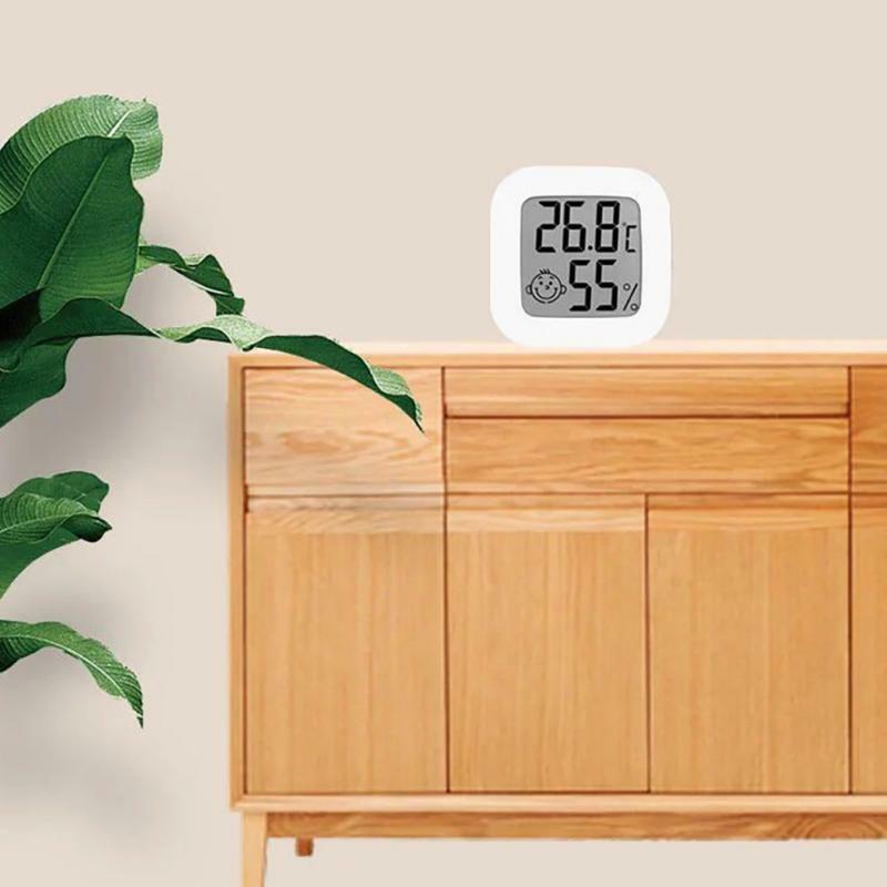 مستشعر درجة الحرارة والرطوبة في المنزل الذكي ، مقياس الحرارة الرقمي عالي الدقة عبر Google Home Alexa ، مستشعر الرطوبة في الحياة الذكية