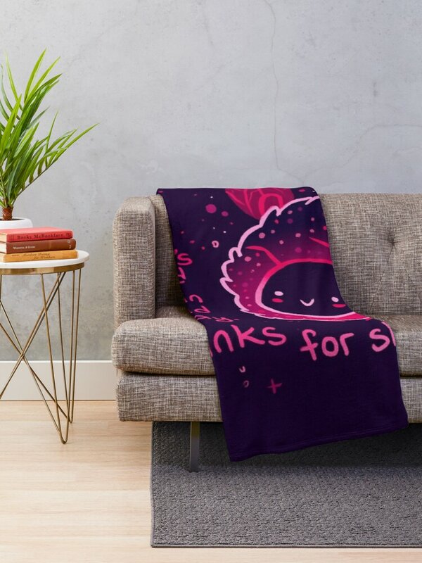 It's Good You're in the World Today Neon Bee Throw Blanket For Sofa
