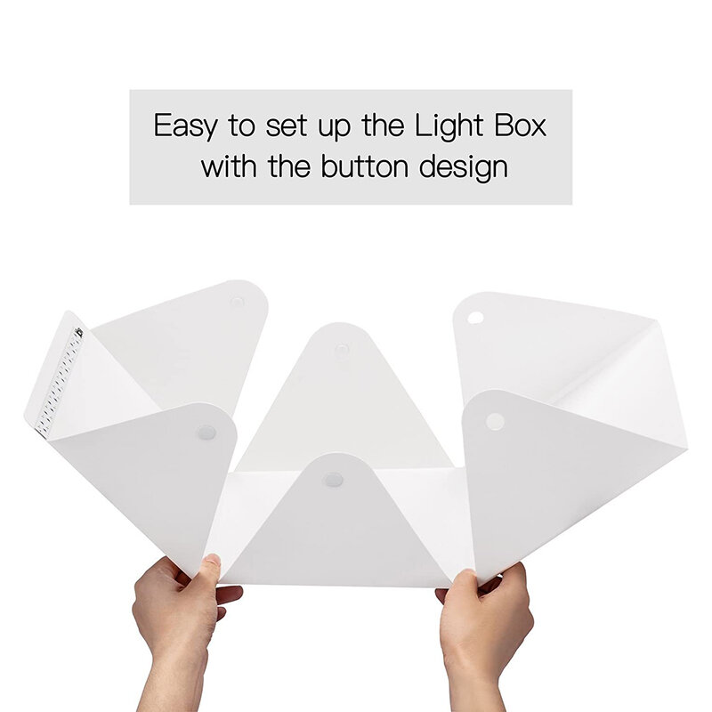 Mini dobrável softbox fotografia photo studio softbox led luz suave caixa de fundo da foto kit caixa de luz para dslr slr câmera