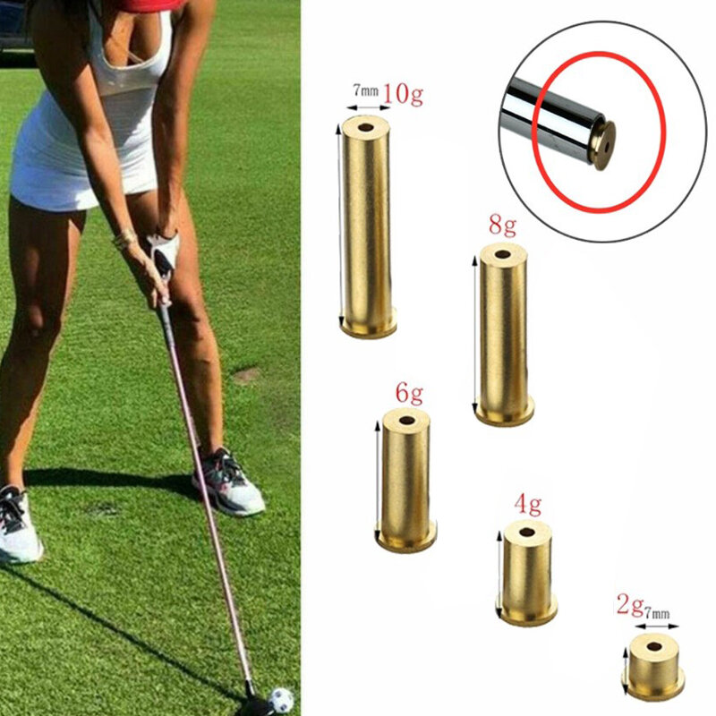 Pesos oscilantes de punta de eje de latón para Club de Golf, accesorio de componentes para ajustar