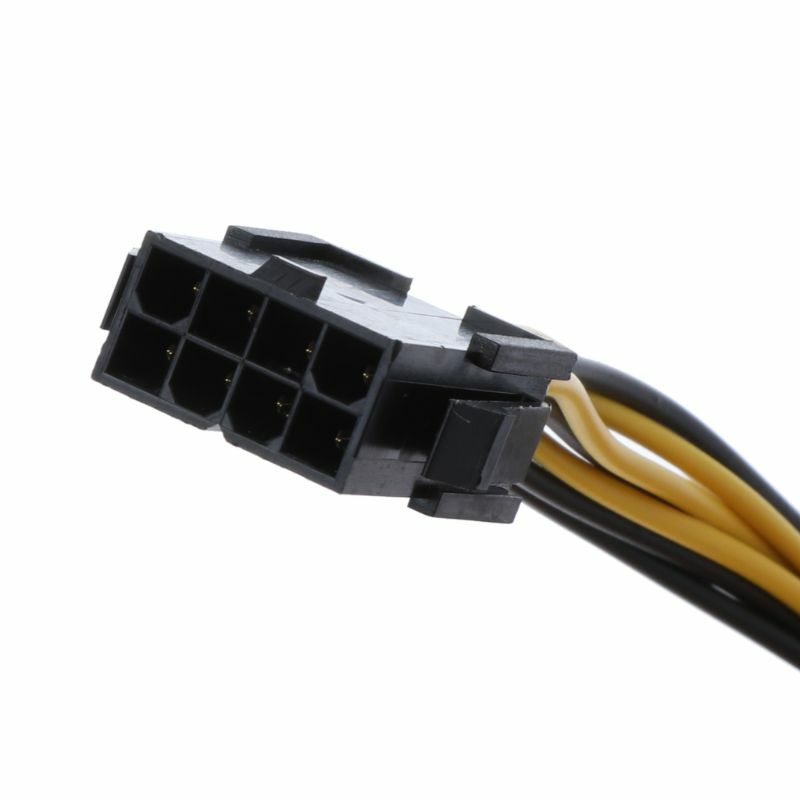 Adaptateur câble d'alimentation CPU YYDS 8 broches (7,09 pouces) connecteur mâle 8 broches à femelle 8 broches