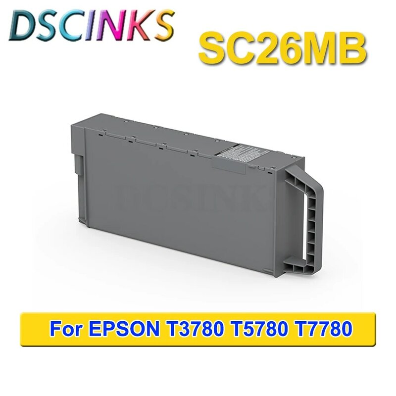 Cartucho de mantenimiento SC26MB para impresora Epson T3780, T5780, T7780, T5860DM, P6580, P11080D, tanque de mantenimiento