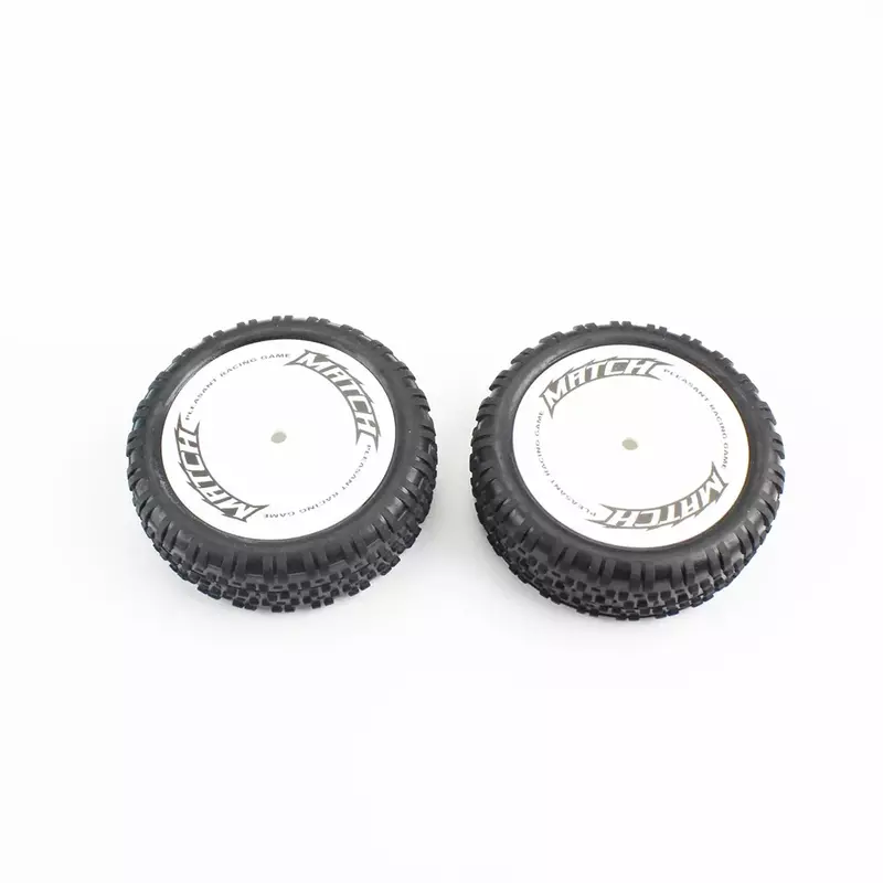 2Pcs Front Wheel Tires Tyre 104001-1882 for Wltoys 104001 1/10 RC Car Upgrade Parts Accessories