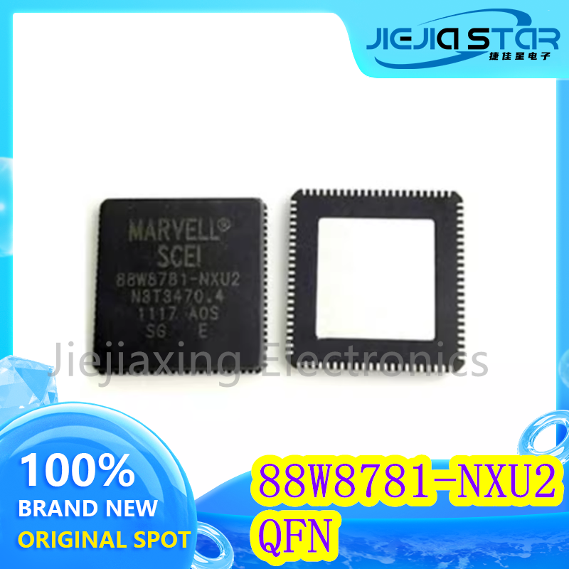 Original Wireless Transceiver IC Chip, WiFi, Electronics, Brand New, Imported, QFN, 88W8781, 88W8781-NXU2, 100%