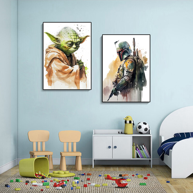Yoda ภาพวาดติดเพชร5D สตาร์วอร์สของดิสนีย์ชุดภาพศิลปะแบบเจาะเต็มรูปแบบชุดโมเสคแมนดาลอเรี่ยนของมาใหม่การตกแต่งบ้านสติกเกอร์ติดผนัง