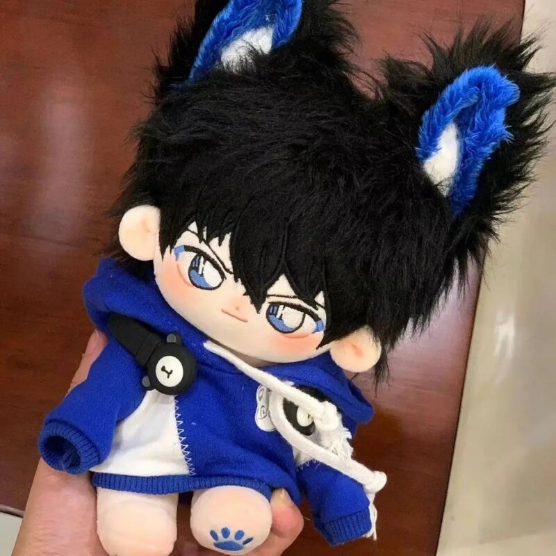 Anime Detective Conan Kaitou Kiddo 20cm Plush Dolls Toy Nude Doll Plushie Cosplay 6247 Kids Gift