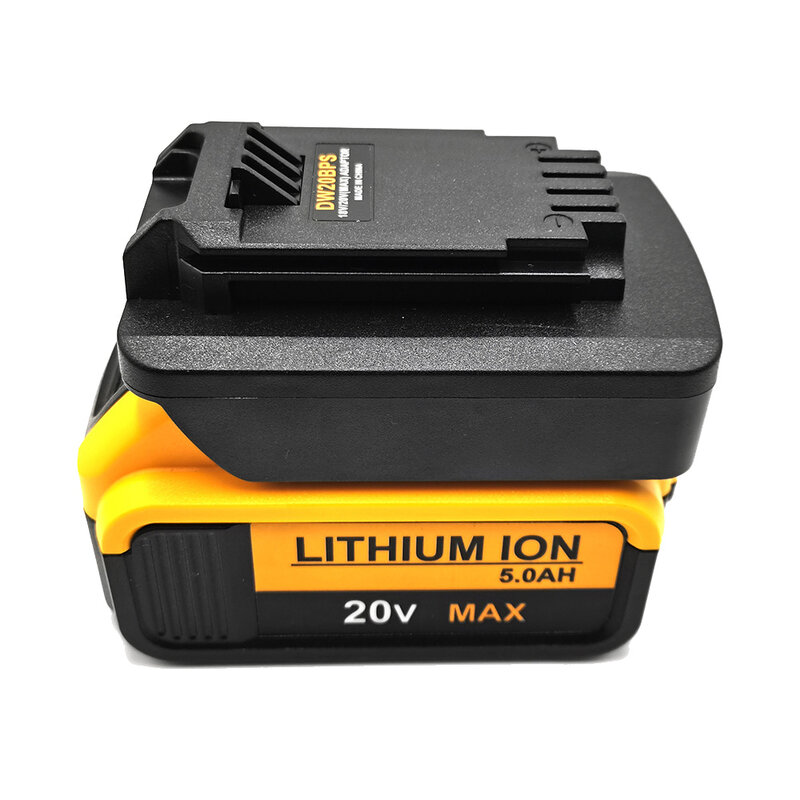 Adaptateur de batterie pour batterie au lithium Dewalt 18V/20V, outil abrasif à Black & Decker vitation Cable Stanley 18V 20V