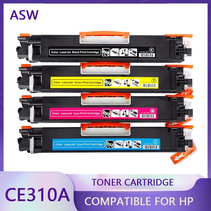 Compatibele Toner Cartridge CE310A 310a Ce310 CE311A CE312A CE313A Voor Hp 126A Laserjet Pro CP1025 1025nw M275mfp M175a M175nw