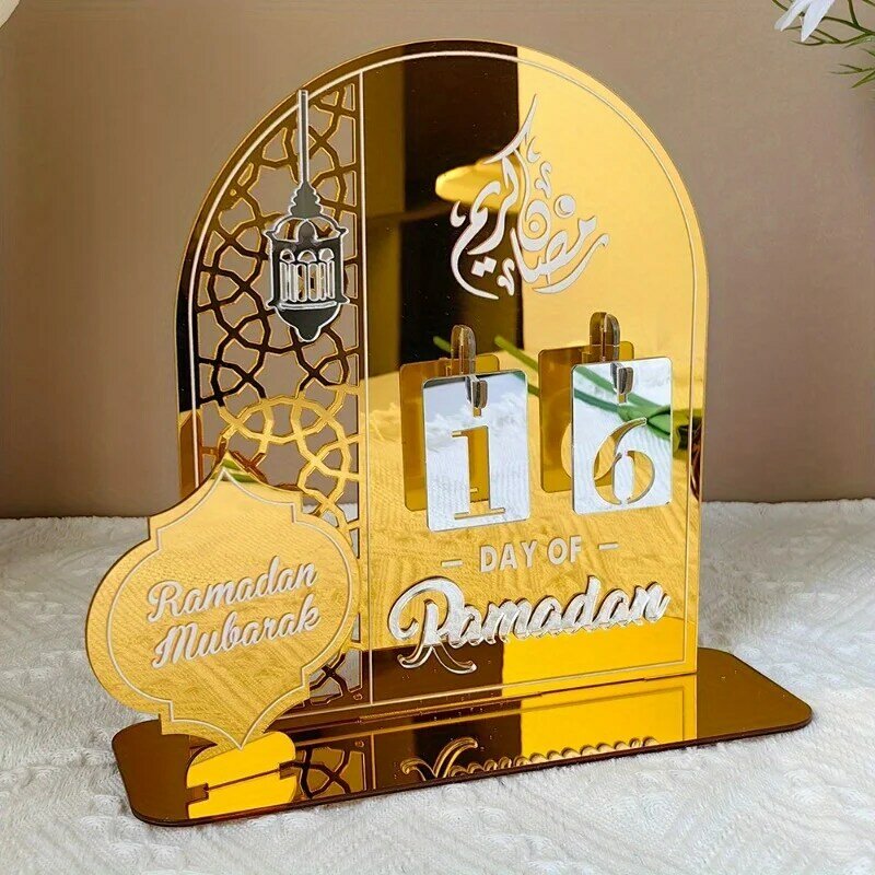 3D Digital Timing specchio acrilico Display Table Holiday Home Decoration Ornaments