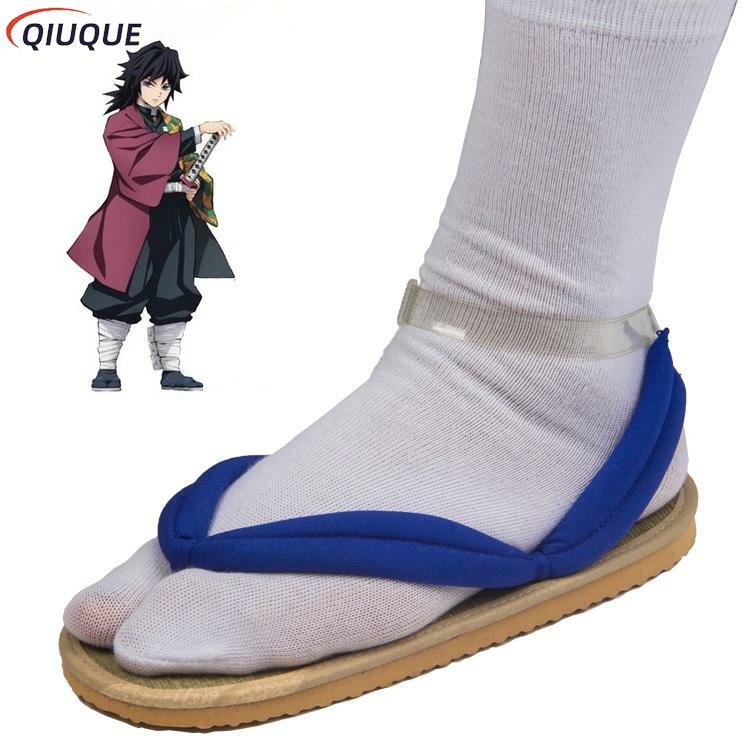 Erwachsene/Kinder Anime Kamado Nezuko Cosplay Clogs Kimono Flip-Flops Geta Hausschuhe Schuhe