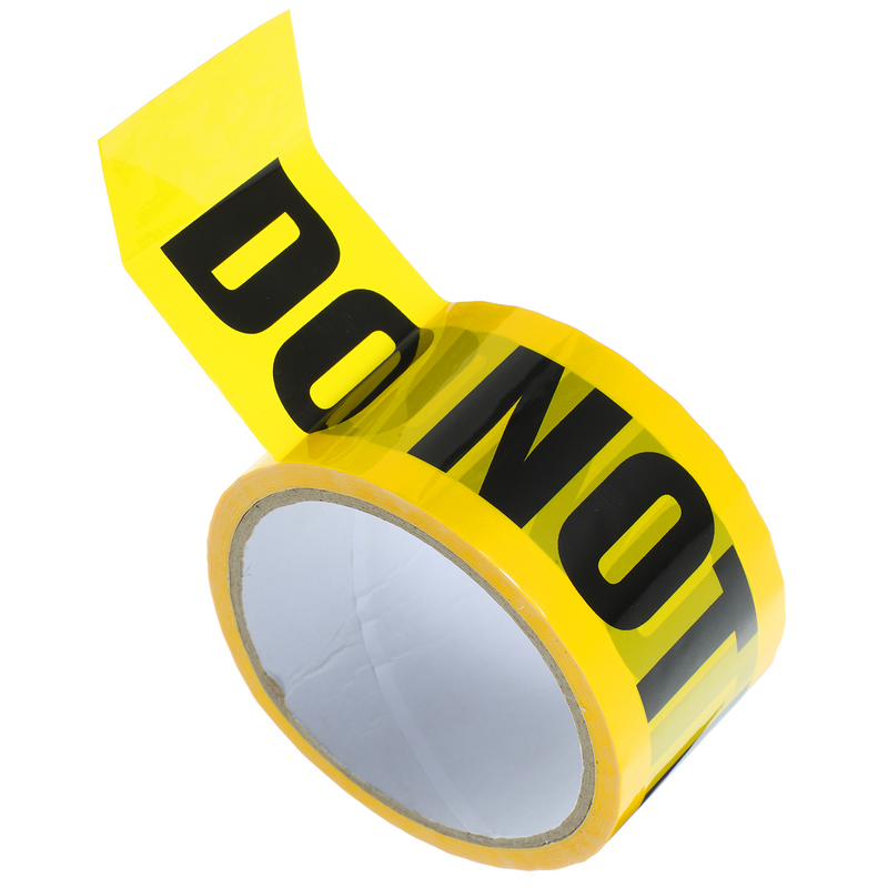 마스킹 테이프 노란색 장식 경고 위험 테이프 롤 컬러 덕트 테이프