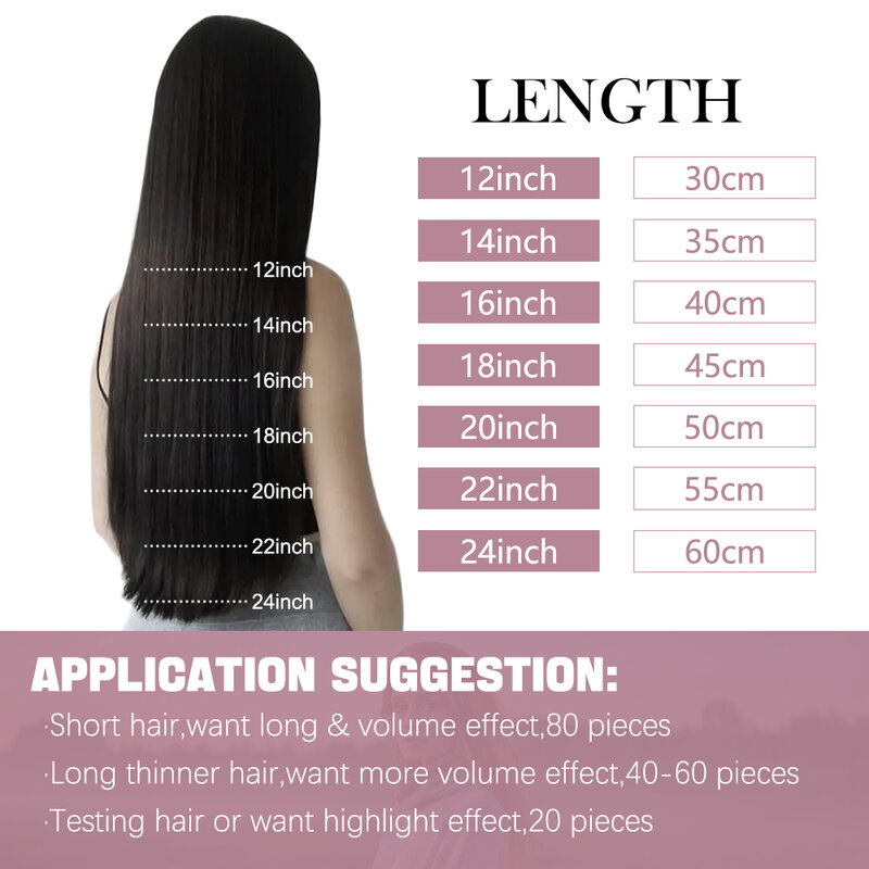 Fita reta na extensão do cabelo Cabelo humano para as mulheres Extensão do cabelo loiro Fitas adesivas do cabelo humano em 14-24 ''PU pele trama