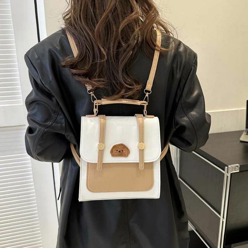 Плюшевая собака в британском стиле рюкзак большой емкости мультяшное животное женская сумка для покупок в Корейском стиле