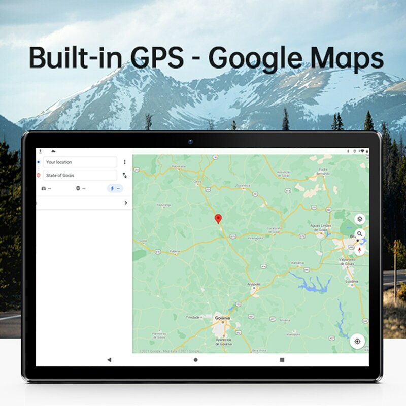 Pritom 10-Zoll-Tablet-PC mit Sim-Steckplatz Android 10 64 GB Quad-Core-Touchscreen WLAN GPS-Unterstützung 3G Telefonanruf