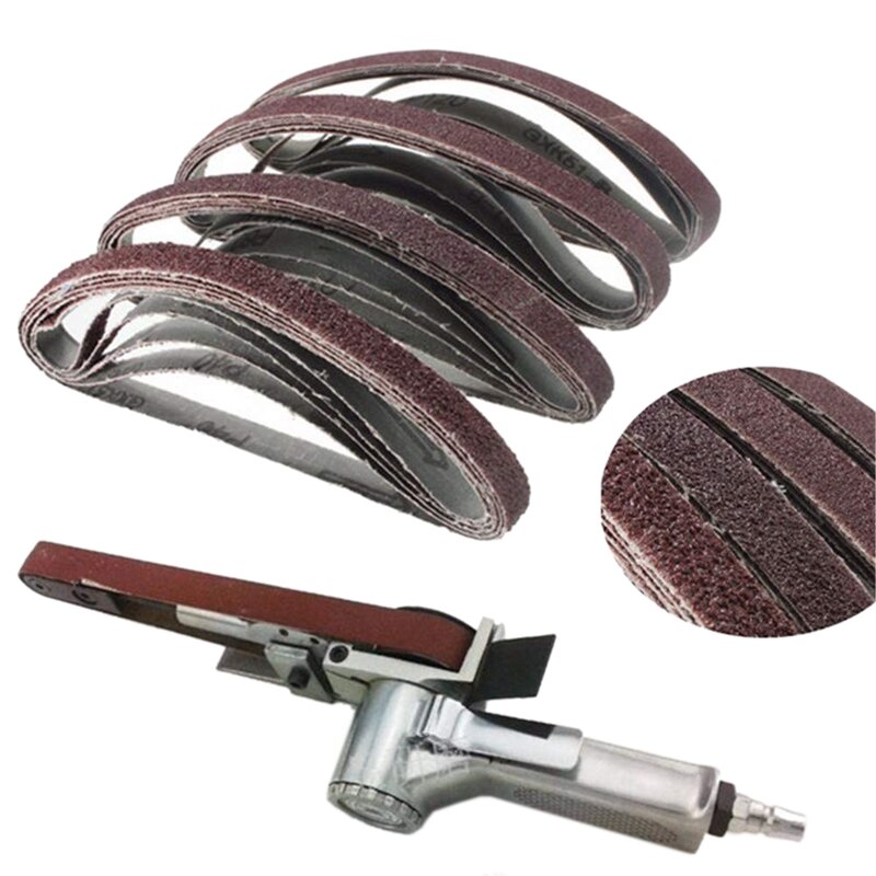 Cinturones de lijado abrasivo de Zirconia, 20 piezas, 13x457mm, 40/60/80/120 de grano, CNIM caliente