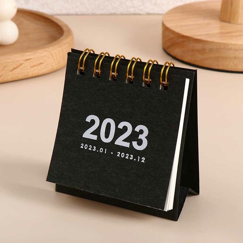 Alat tulis warna meja perencana kertas Agenda tahunan penjadwal harian kalender meja 2022 kalender Mini kalender 2023 kalender