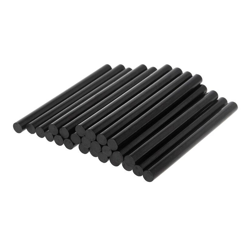 25pcs Hot Melt colla Stick nero alto adesivo per strumenti di riparazione di giocattoli artigianali fai da te