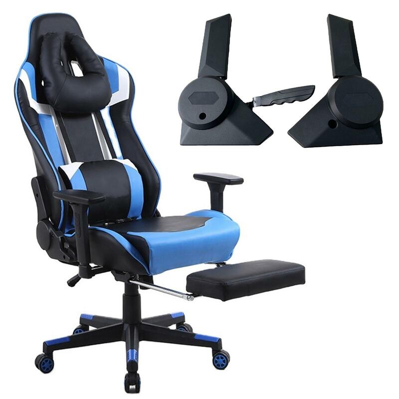 Substituição High Back Swivel Gaming Chair, Computer Desk Angle Adjuster, Seat Spare Parts, 2 Pcs
