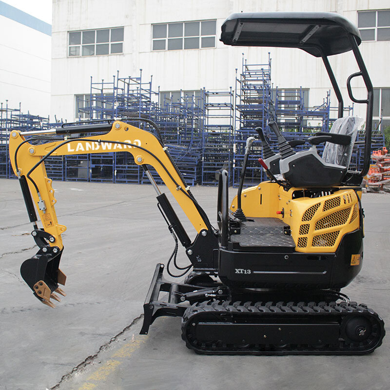Customized Agriculture Household 1T Mini Excavator 1.3 Ton Multifunctional Micro Digger 1.8Ton Hydraulic Crawler Small Excavator