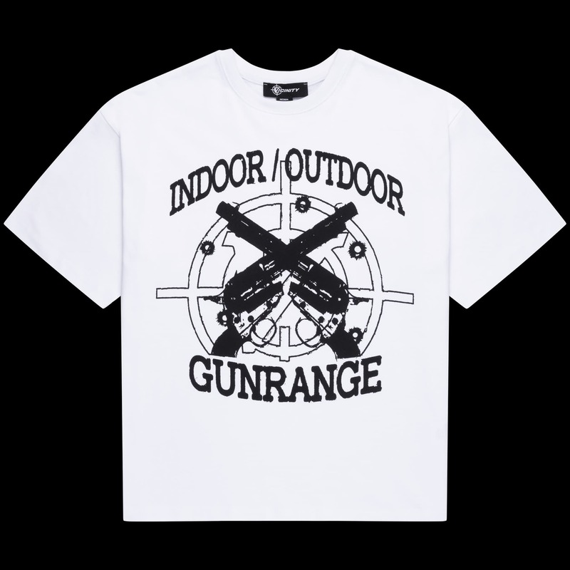 Camiseta vintage estampada com arma feminina, streetwear hip-hop de casal, moda casual, gótico novo americano, Harajuku Y2K Tops, 2023