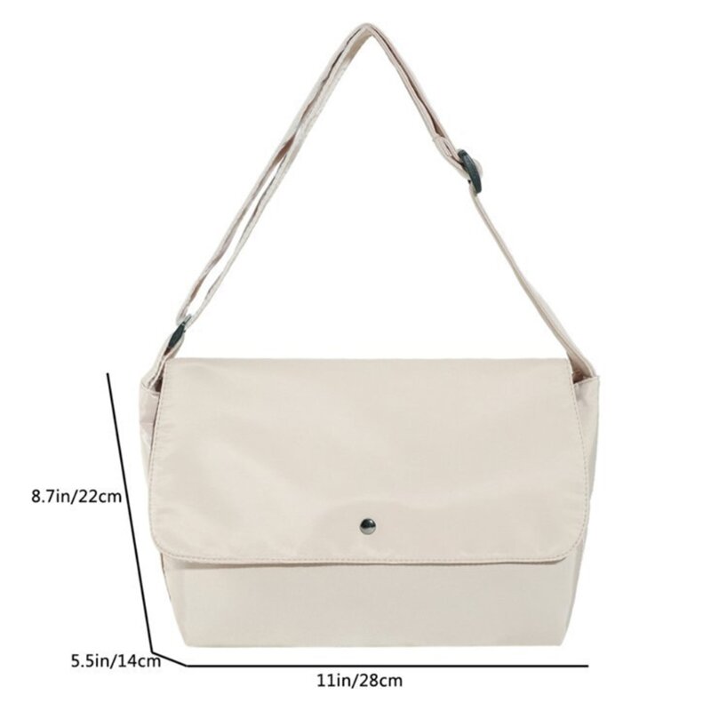 2023 New Crossbody Bag for Teen Girl Student Large Capacity Casual Bag School Book Bag Verstile Bag Nylon Shoulder Bag
