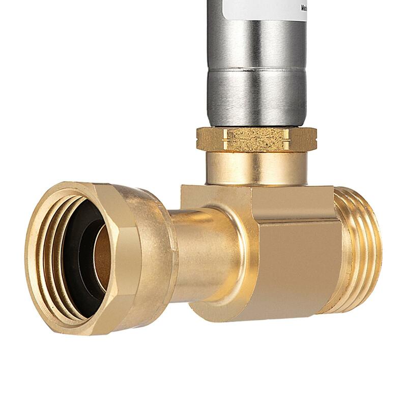Water Hammer Arrestor Brass Washing Machine Pressure Reducer Angle for Kitchen Laundry Room Laundry Pipe Hotel Washer