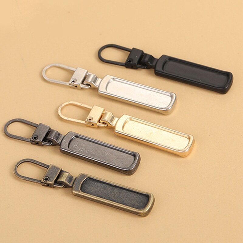 Y166 Metal Zipper Fixer Repair Replacement Pullers Detachable Zippers Sliders for Backpack Suitcase for Jacket Bags Coat