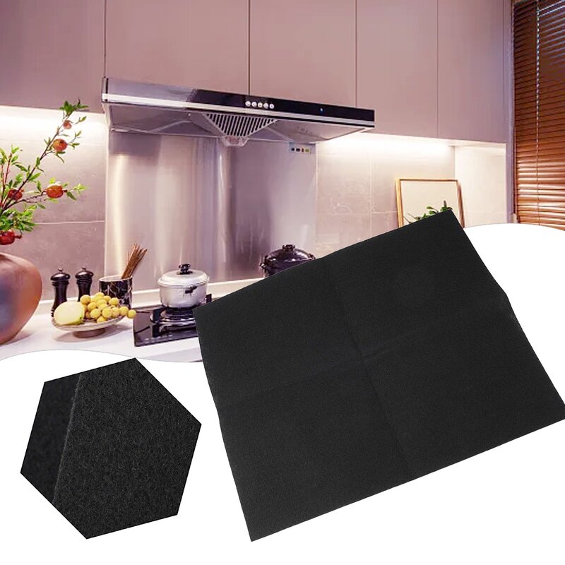 Customizable Size Range Hood Activated Carbon Filter Cotton 57X47cm Suitable for Home & Professional Environments