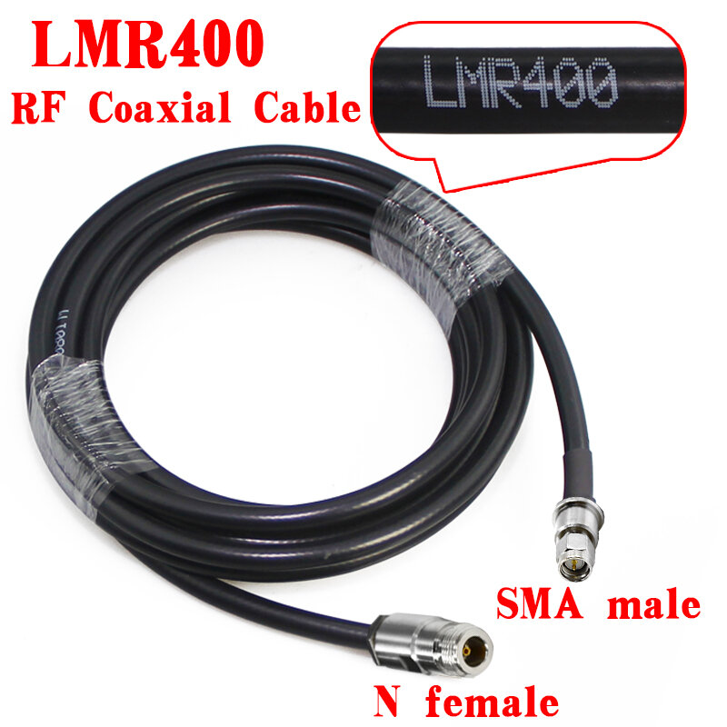 Amplificador celular para 4G LTE, impulsionador do sinal do telefone, RP-SMA, macho para fêmea N, cabo LMR400, 50 ohms, extensão coaxial RF, pigtail