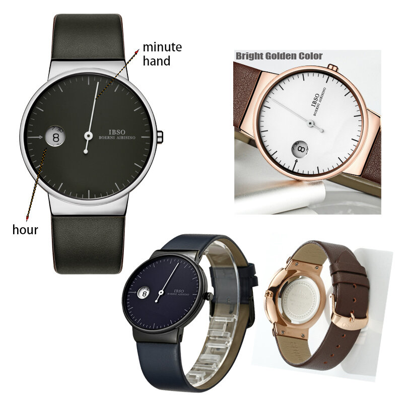 Relógio quartzo simples impermeável masculino, relógios de mergulho, relógio de pulso masculino, moda empresarial, relógio de pulso, uma mão, luxo, novo
