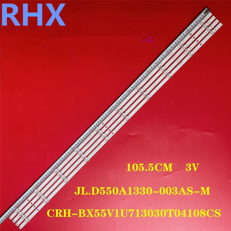 LEDストリップライト,バックライト,JL.D550A1330-003AS-M_V02 CRH-BX55V1U713030T04108CS-REV1.2 105.5cm,3V,100%