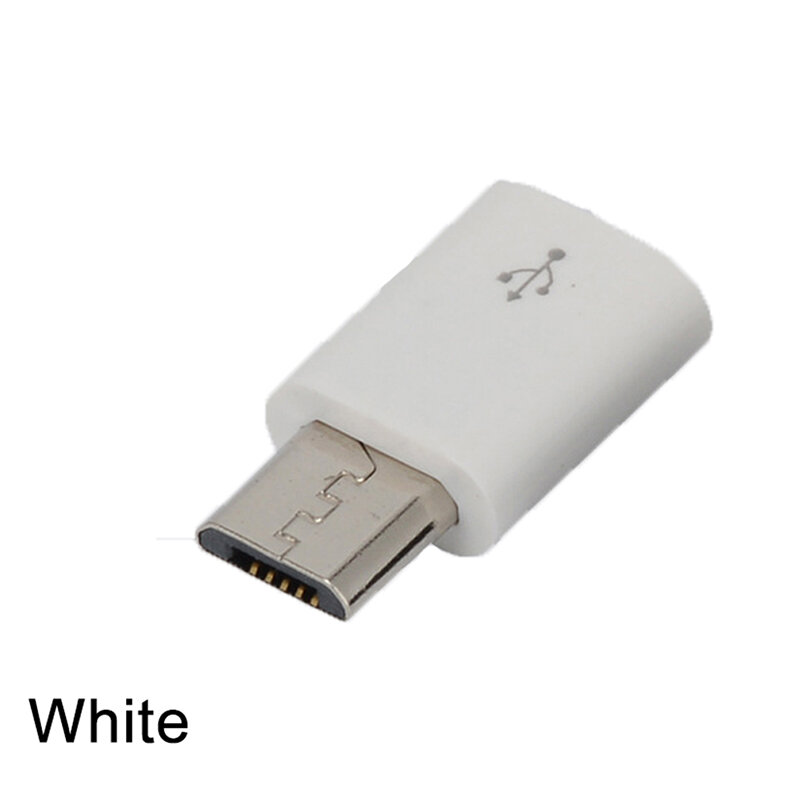 Adaptateur de Type C Femelle vers Micro USB Mâle, Convertisseur Connecteur, 1 Pièce, 2.3cm