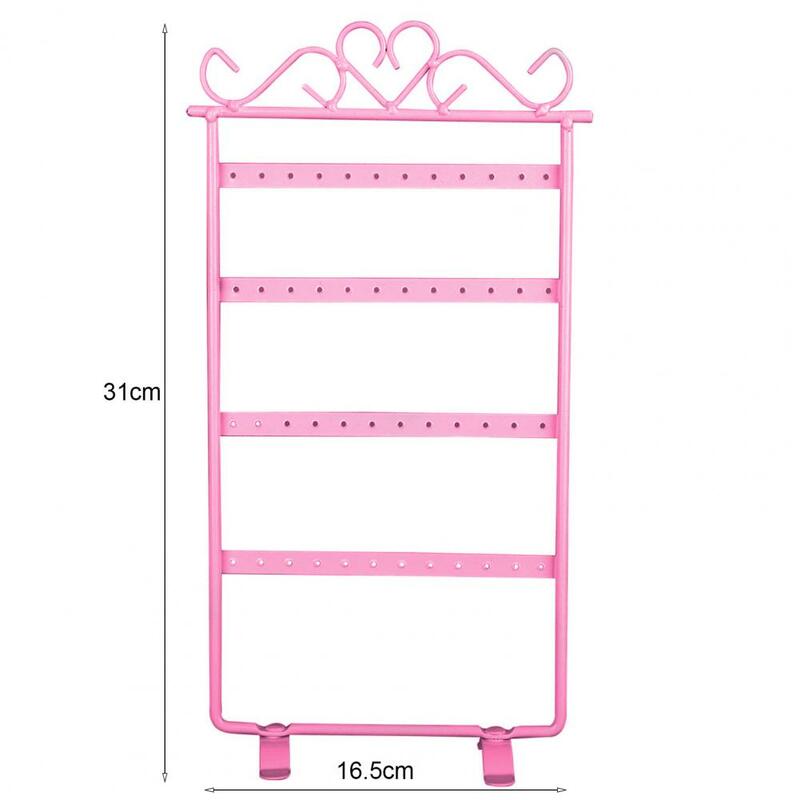 48 Holes Jewelry Display Rack Corrosion Resistant Iron Jewelry Display Holder for Women