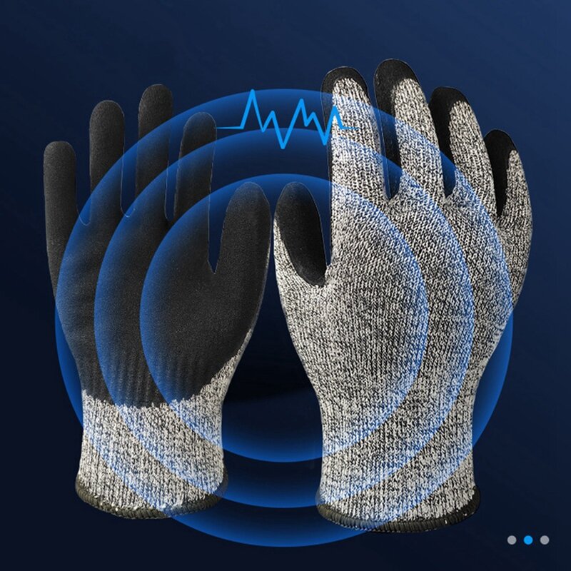 Rękawiczki nitrylowe Rękawiczki odporne na przecięcie Ochronne rękawice robocze dla mężczyzn i kobiet Odporne na zużycie Wygodne i oddychające