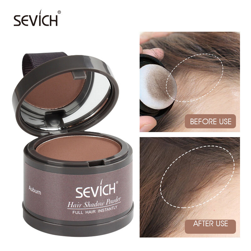 Sevich-Polvo de línea de pelo 4g, polvo de sombra de raíz negra al instante, maquillaje Natural, corrector de pelo, 13 colores
