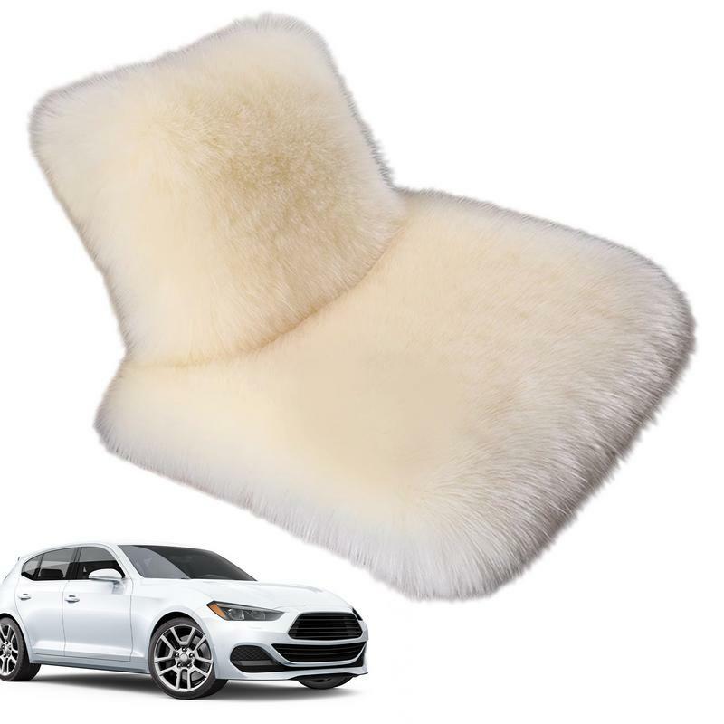 Cuscino per Auto in peluche cuscini per sedili cuscino per Auto per tutte le stagioni sedile in peluche invernale cuscino per sedia lavabile accessori interni seggiolino Auto