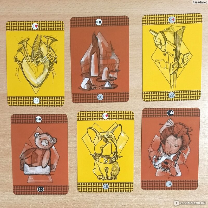 10,4 cm x 7,3 cm Spaßvogel-und Orakelkarten-Tarot spiel mit Papier handbuch und Reiseführer für Anfänger 36-teilige Marken und Karten