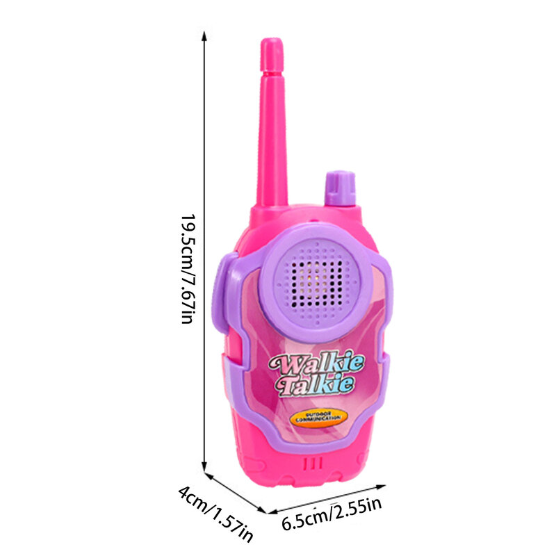 Walkie-talkie brinquedos para crianças 2 pçs mini receptor de rádio walkie-talkie crianças aniversário presente de natal brinquedos para meninos meninas