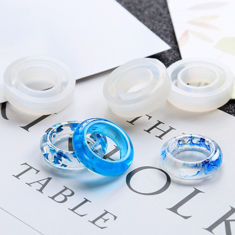 Transparante Epoxyhars Diy Maken Ring Handgemaakte Siliconen Mal Sieraden Maken Levert Bevindingen Ambachtelijke Gereedschappen Ambachtelijke Gereedschappen Nieuwe