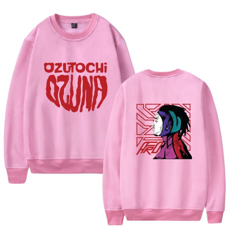 Ozuna Ozutochi Album Merch z długim rękawem bluza z okrągłym wycięciem dla mężczyzn/kobiet, moda zimowa z kapturem, Cosplay, moda uliczna