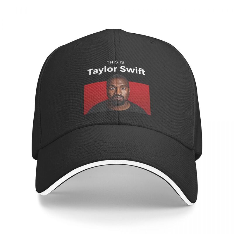 This Is Taylor Swift Kanye West camiseta Hip Hop Rock Rapper gorras de béisbol, sombreros de calidad para hombres y mujeres