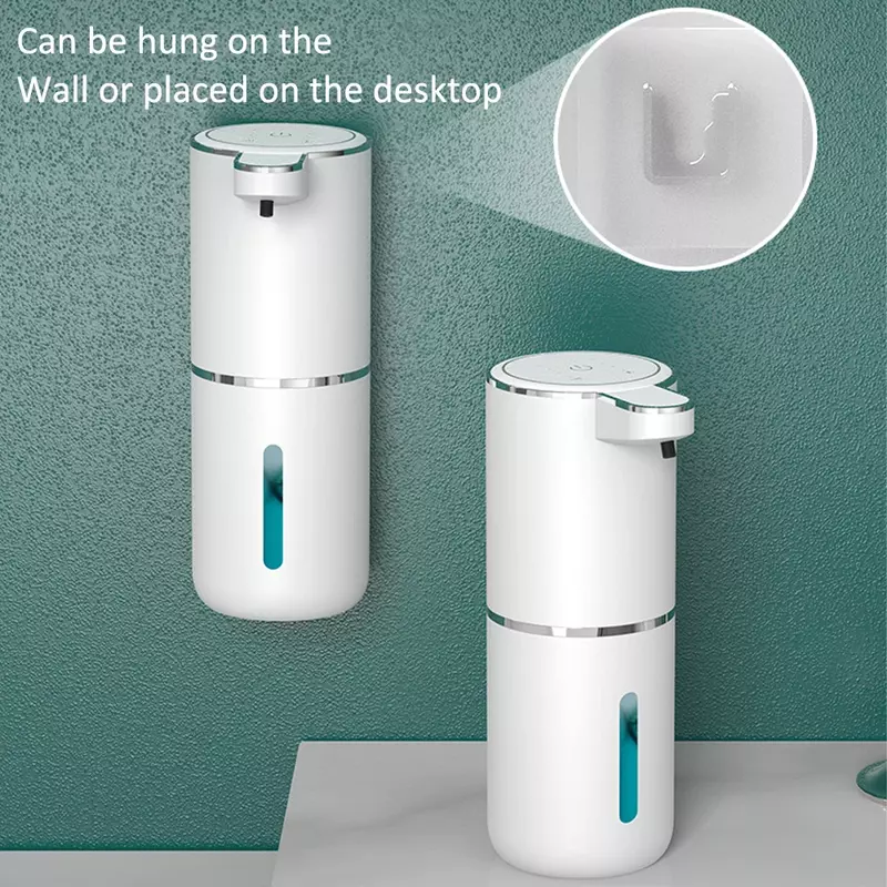 Dispensador de sabão de espuma automática para cozinha e banheiro, Smart Infrared Touchless Hand Washer, 2 anos de garantia, 380ml, 2Pcs