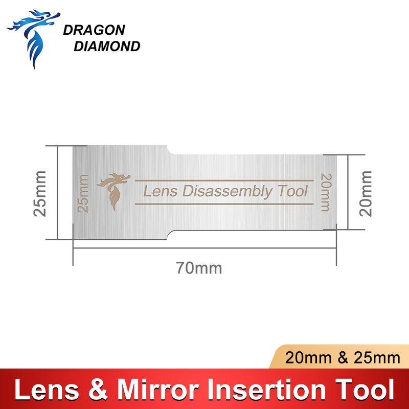 Herramienta de inserción de eliminación de espejo de lente, cabezal láser CO2, tubo de lente, desmontaje, herramientas de instalación para máquina de corte y grabado