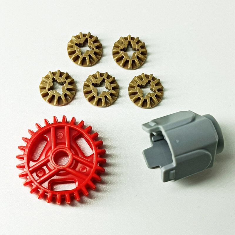 2/4/8PCS Technical Differential Gear-28 Teeth with Round Axle Hole MOC Parts Compatible with legoeds Building Blocks 65414 65413
