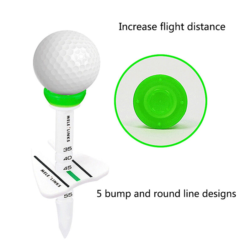 Golf Tee Step Down Ball Holder, Plástico Tees Acessórios, 1Pc