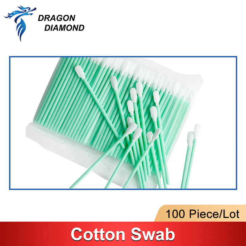 Non Woven Fabrics Cotton Swabs Industry Machine Cleaning Tools Anti-static Dust-free 100pcs/pack Length 69mm 100mm 121mm