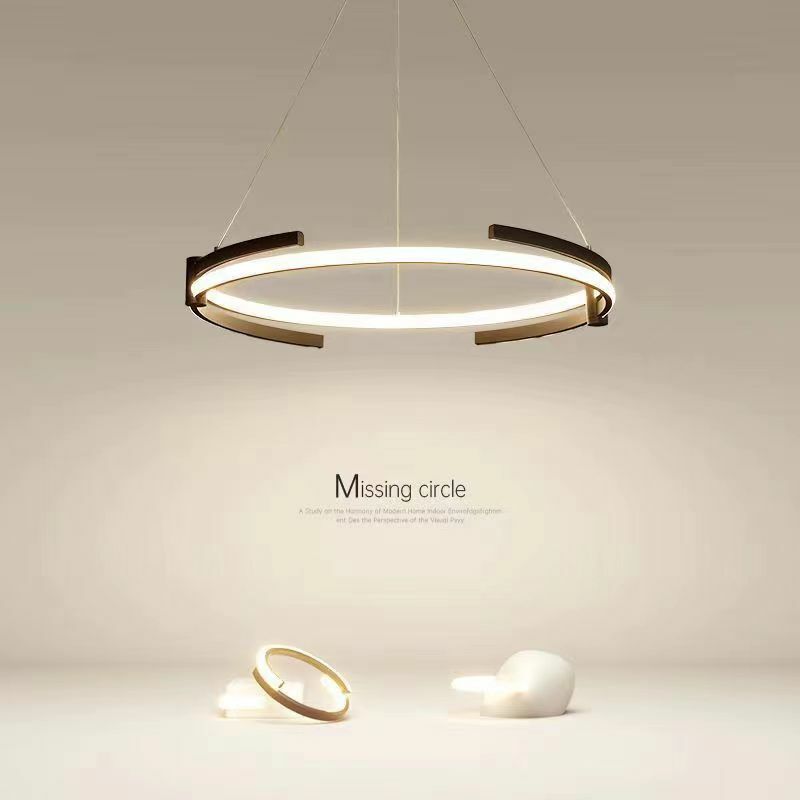Lámpara colgante LED moderna para sala de estar, comedor, dormitorio, pasillo, estudio, accesorio de iluminación, Simple